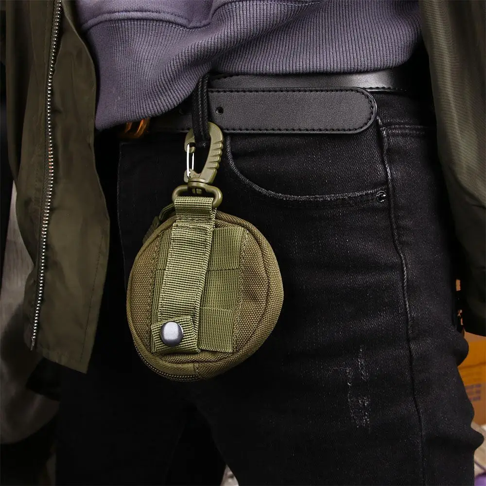 

Portable with Zipper Bag Outdoor Tool EDC Pouch Coin Purses Wallet Key Holder