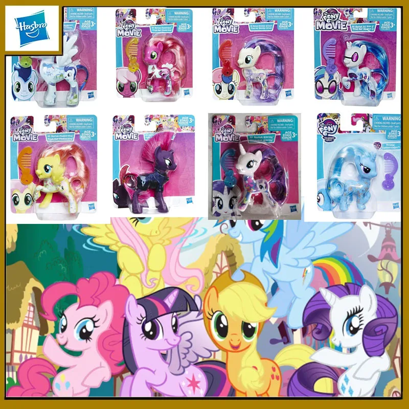 

Hasbro Original My Little Pony Anime Figure Sweetie Belle Pinkie Pie Fluttershy Action Figure Toys for Boys Girls Kids Gift