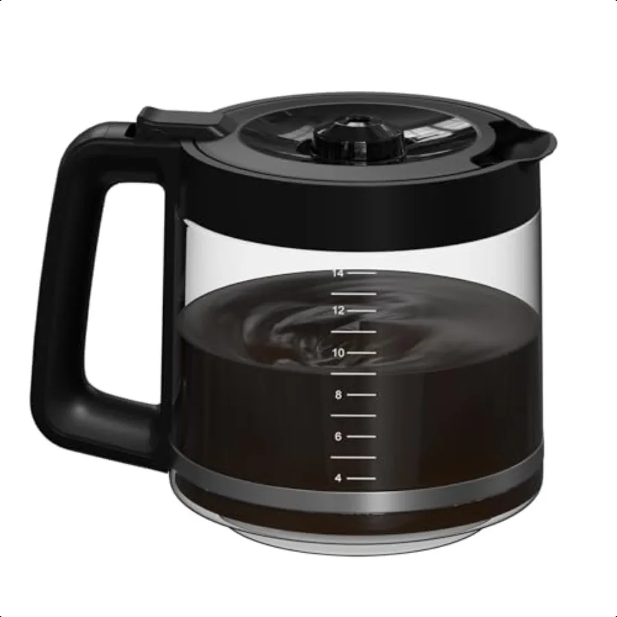 

Замена кофейника на 14 чашек, совместимая с моделями кофеварки Cuisinart DCC2200RC DCC2200 DCC3200 DCC3200P1 DCC3200FR DCC32