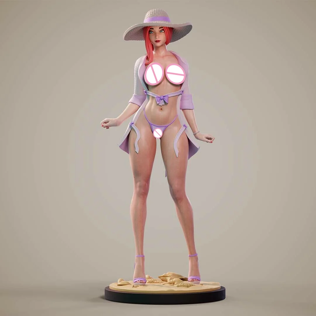 Série Summer Girlfriends - Boutique Edição Limitada Kit de Modelo de Figura de Resina em Escala 1/24 Montar Miniaturas Desmontadas Sem Pintura