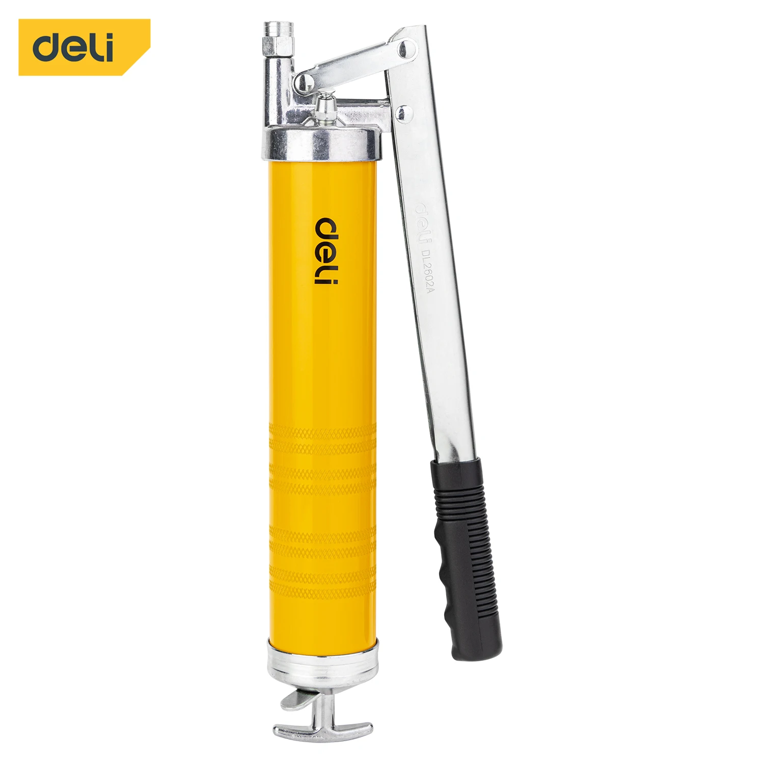 Deli 400CC Grease Gun,8000 PSI Heavy Duty Pistol Grip Grease Gun Set,High-Pressure, Durable Design for Efficient Lubrication