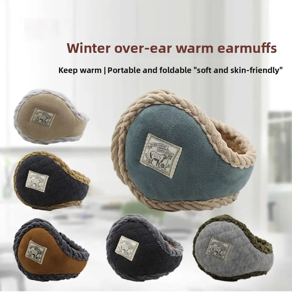 Fashion Soft Winter Ear Muffs Fleece Casual Warm Earflaps Cosy Earmuffs Unisex