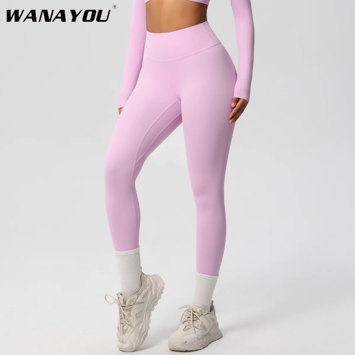 

WANAYOU High Waisted Women's Yoga Pants, Quick Drying Exercise Leggings, Gym Fitness Pants, Exercise Running Sportswear