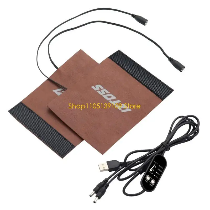 

USB Heated Handlebar Gloves Hand Warmer for Motorcycle Water Resistant Anti Slip