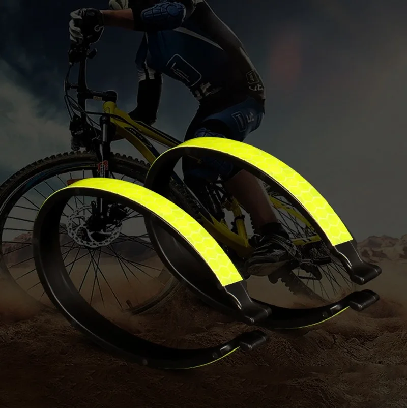 Cycling Reflective Trouser Clips Strips Outdoor Biking Cycling Ankle High-Visibility Pants Windproof Clip Cycling Equipment