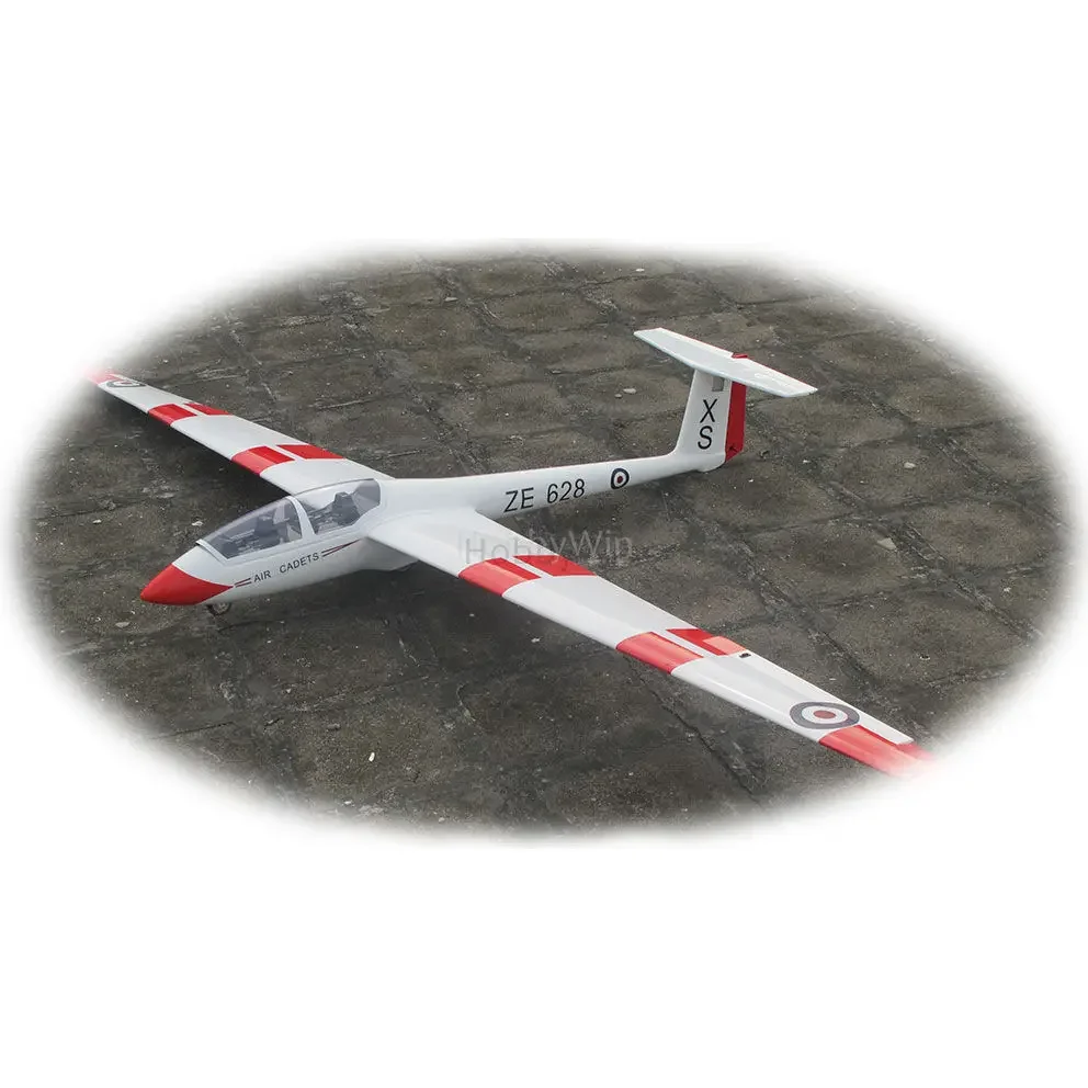 FlyFly Hobby RC Airplane ASK-21 KLW Slope Glider 2600mm ARF Fiberglass RC Model Sailplane