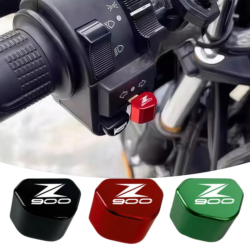 For Kawasaki Z900 Z 900 2017-2024 Mototcycle Accessories CNC Switch Button Turn Signal Switch Key cap