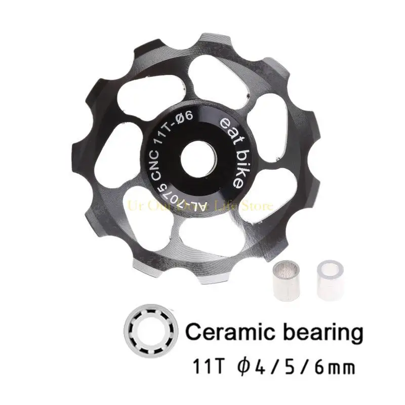 

77UF шоссейный велосипед, задний переключатель скоростей, велосипед для жокейного колеса, шкив, керамический направляющий ролик,