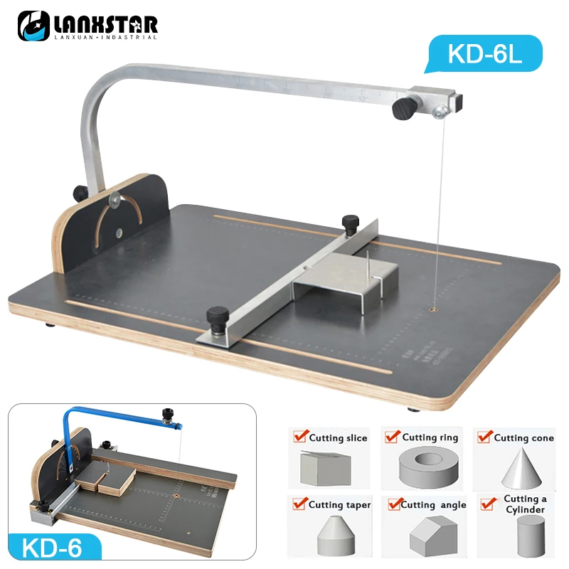 Electric Hot Wire Low Density Sponge Cutting Machine Styrofoam Cutting Table Household Lightweight Foam Cutter AC 100-240V