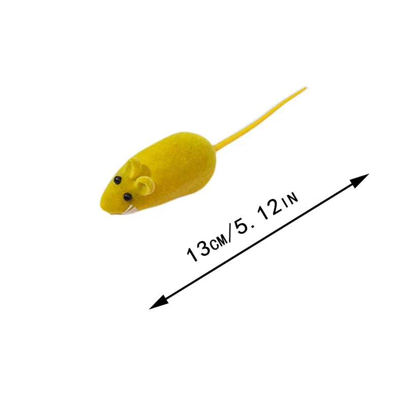 Sound Gummi Simulation Maus Haustier Katze Spielzeug interaktiv für Kätzchen Zubehör Geschenke Emaille Maus Biss beständigkeit – Detail 8