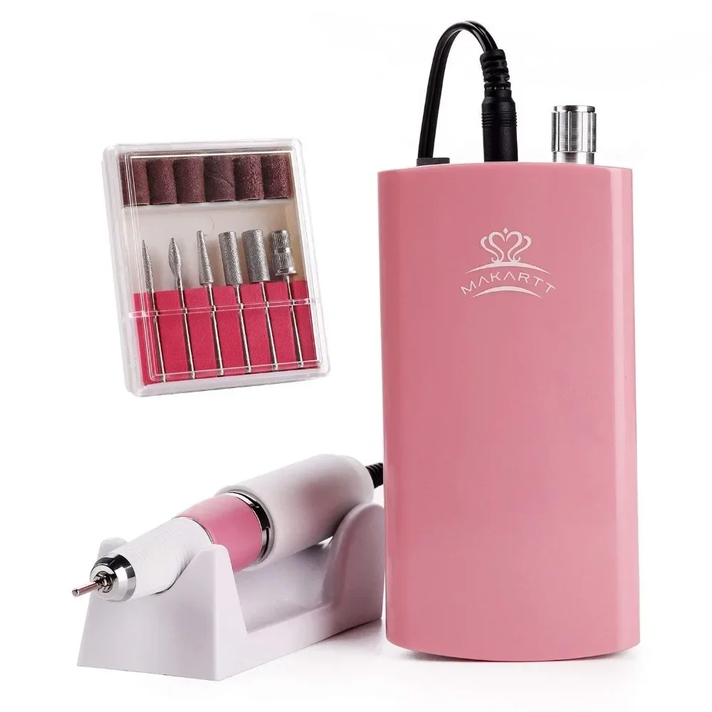 Compact Portable Electric Nail Drill 801 Light Electrical Professional Nail File Kit For Acrylic, Gel Nails, Manicure Pedicure