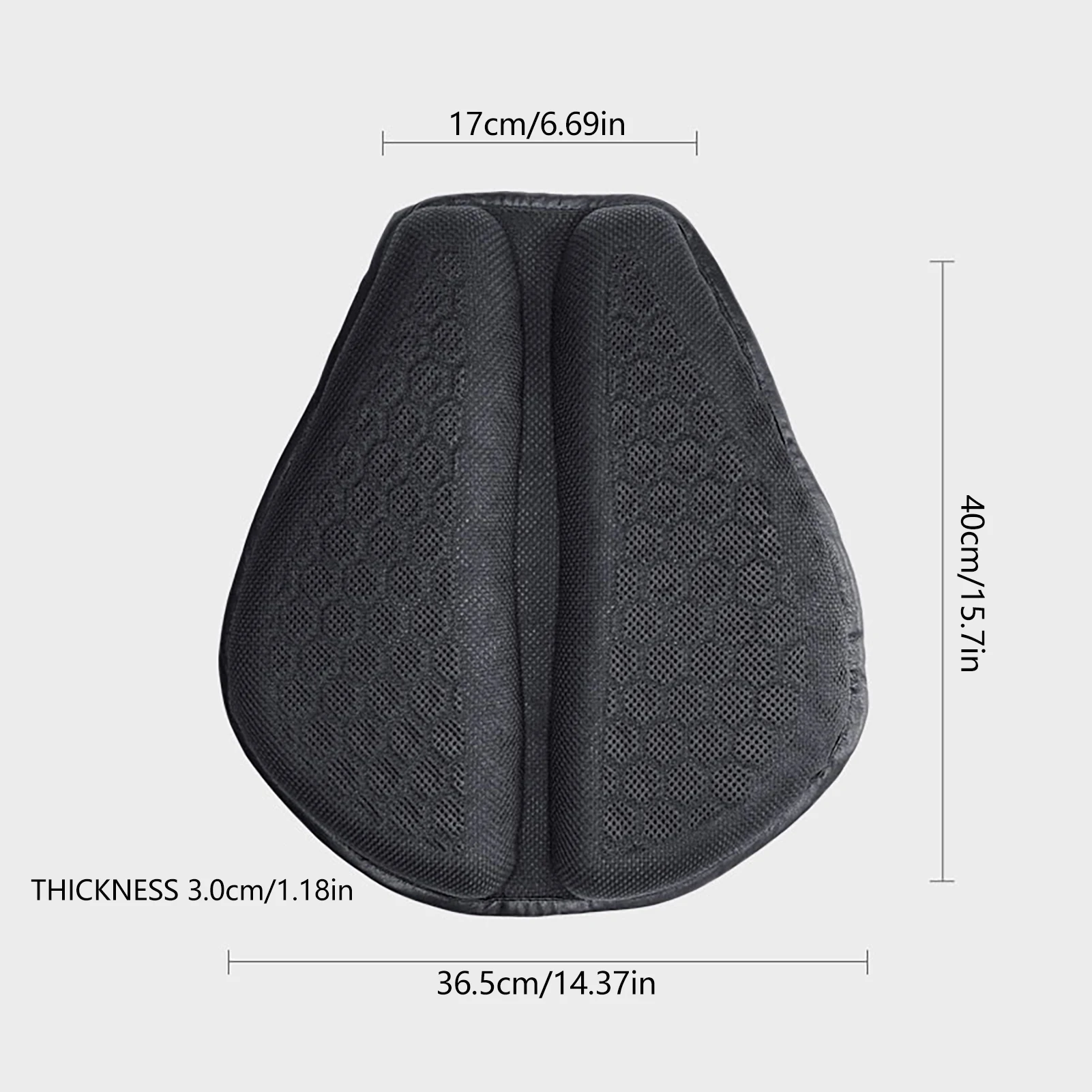 Motorcycle Seat Cushion Universal Inflatable 3D Blow Air Cushion Shock Absorption Modified Saddle Cushion Motorcycle Accessories