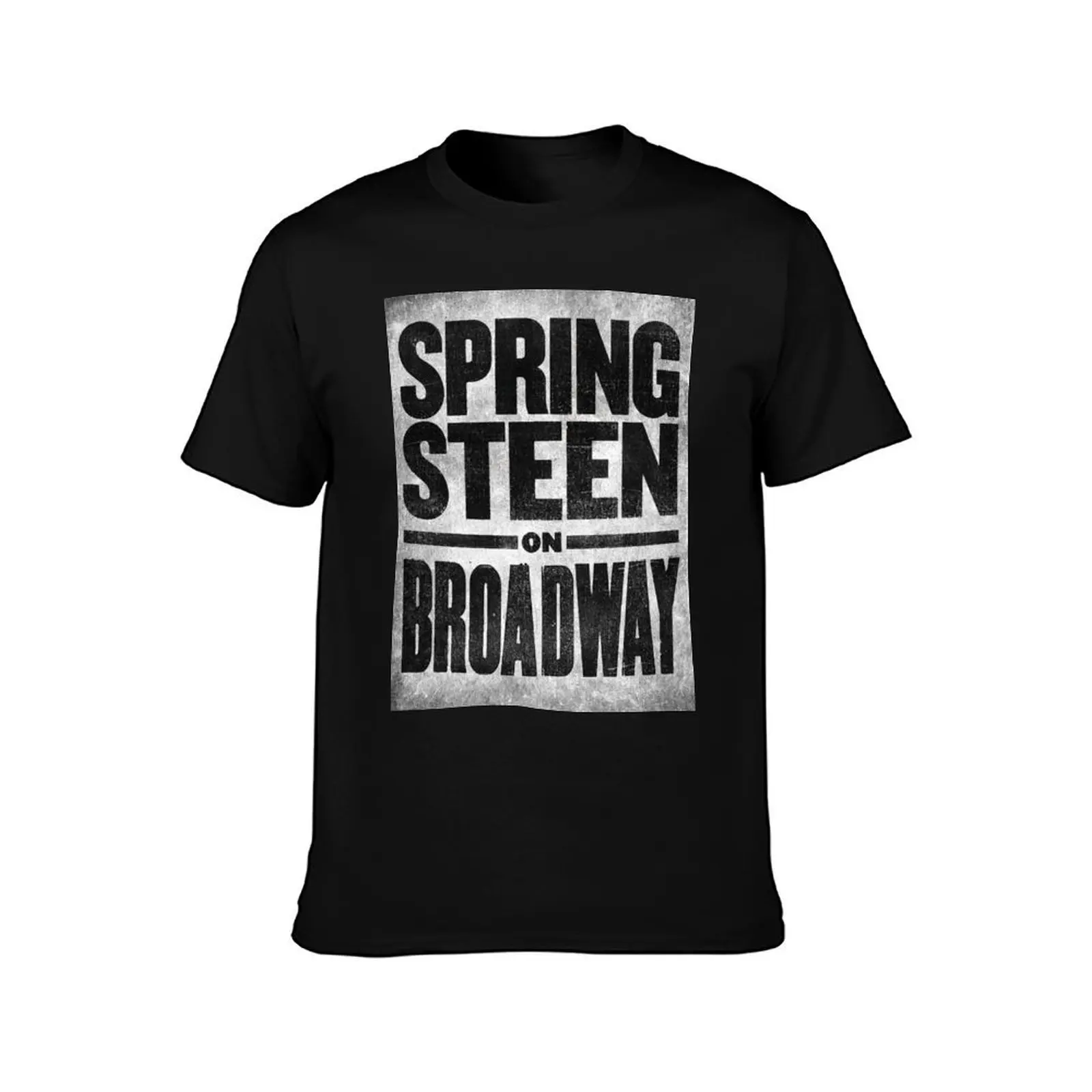 Springsteen on Broadway Walter Kerr Theater T-Shirt Casual Fashion Short Sleeve Cotton T-Shirt