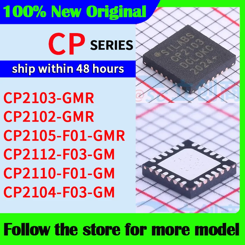 

CP2103-GMR CP2102-GMR CP2105-F01-GMR CP2112-F03-GM CP2110-F01-GM CP2104-F03-GM In stock 48 hours ship