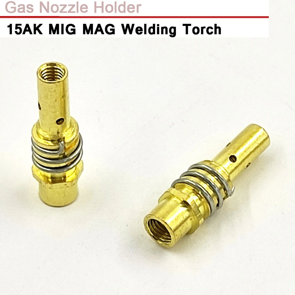 

MB 15AK Gas Nozzle Holder With Nozzle Spring For MIG/MAG Welding Torch Contact Tip Copper Gas Nozzle Holder Welding Equipment