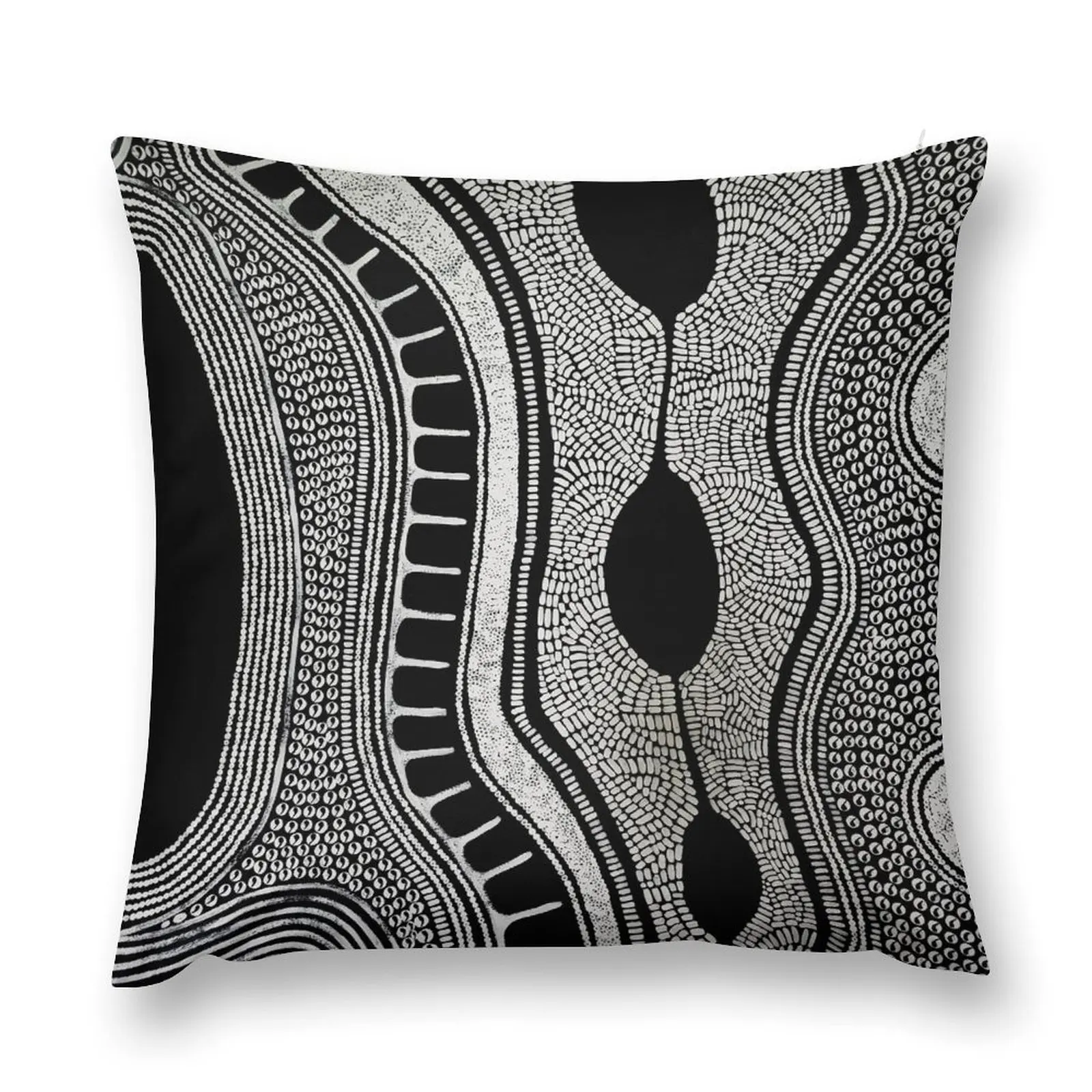 #546.3 - Turn Inward - Artist Nathalie Le Riche Throw Pillow Pillowcases Pillow Case Christmas Pillow Decor