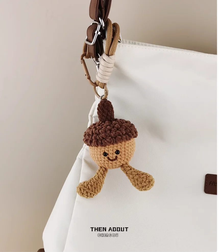 Cute acorn fruit doll bag pendant pendant Keychain pendant niche senior gift