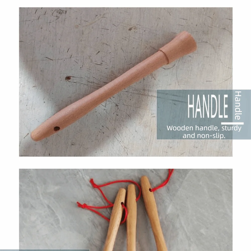 Washable Wool Duster Soft Brush Long Handle Dust Duster Lightweight Wooden Handle Multipurpose Cleaning Tools Multi Surfaces