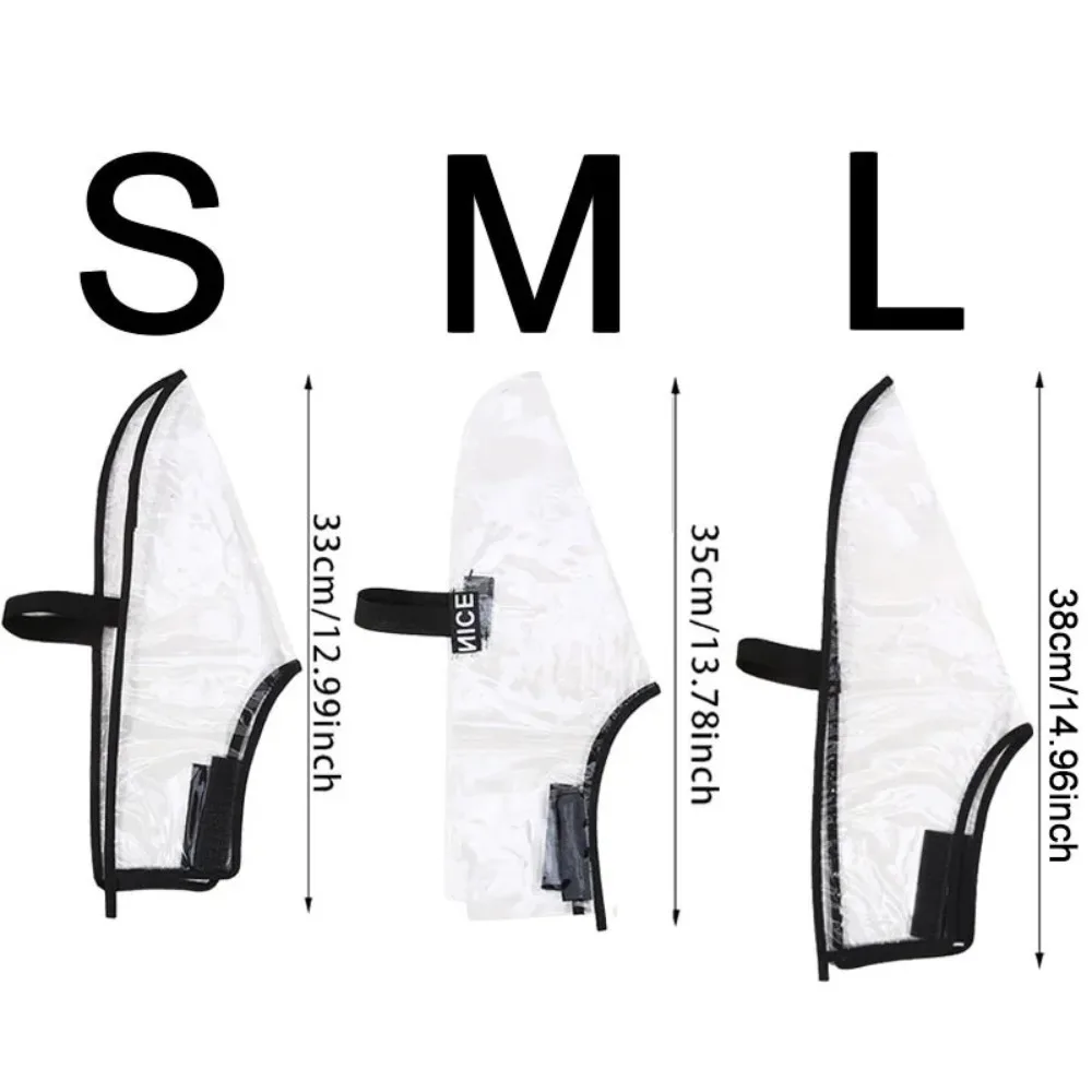 Elastische Schuhüberzüge mit transparentem Design, wasserdicht, staubdicht, einfach zu tragen, für Friseursalons und den Heimgebrauch, Schuhschutz – Detail 1