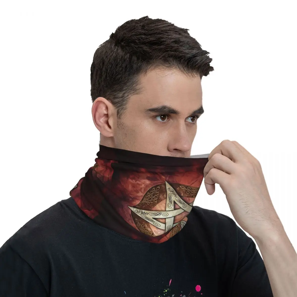 Classic Culture Scarf Neckerchief Neck Face Mask Polyester