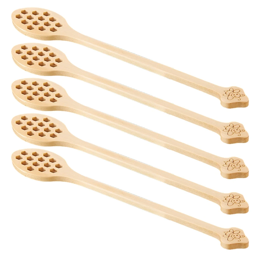 

Wooden Stirring Spoon H-Oney Spoon Honeycomb, Honey Spoon, Stirring Stick Spoon, Hand Mixer B