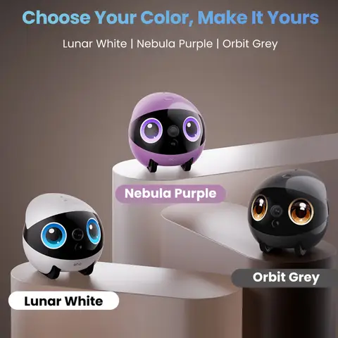 Enabot EBO AIR 2 PLUS Intelligent Pet Companion Robot, 3k Camera, Video Call And AI Artificial Intelligence Patrol Function