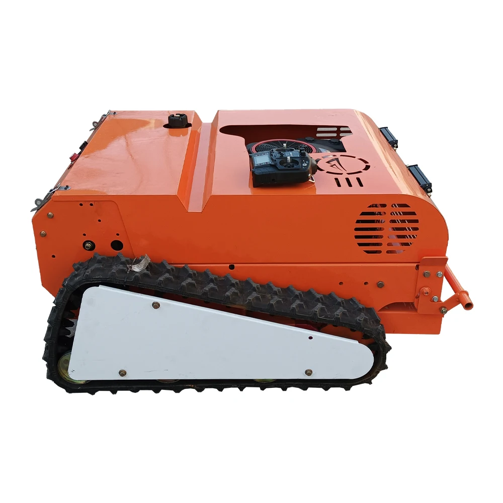 Multifunctional Remote Control Crawler Lawn Mower,Small Lawn Mower For Wasteland Mower On Road Slope