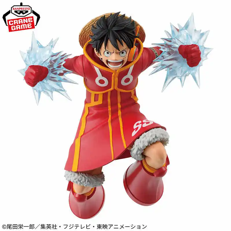 Oryginalna figurka akcji Bandai Banpresto One Piece BRC Egghead Monkey D. Luffy Moment of Battle Anime Model Zabawki Prezent na urodziny