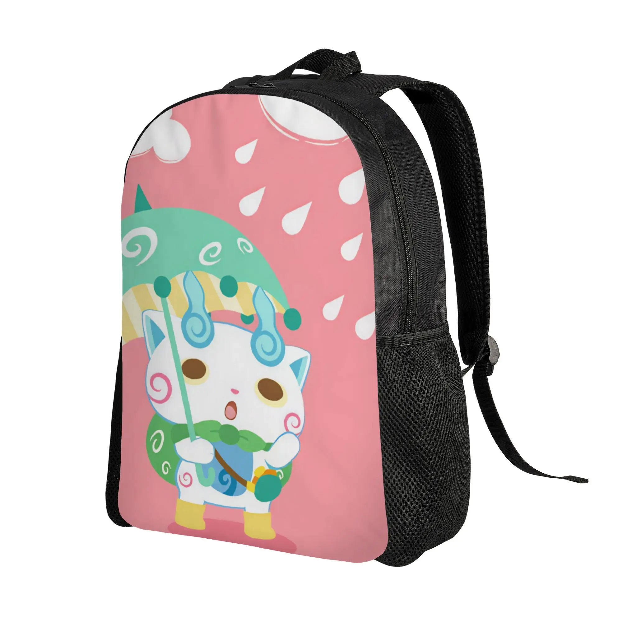 Yokai Watchs  Backpack  Youth Polyester Camping Backpacks Big Casual High School Bags Rucksack