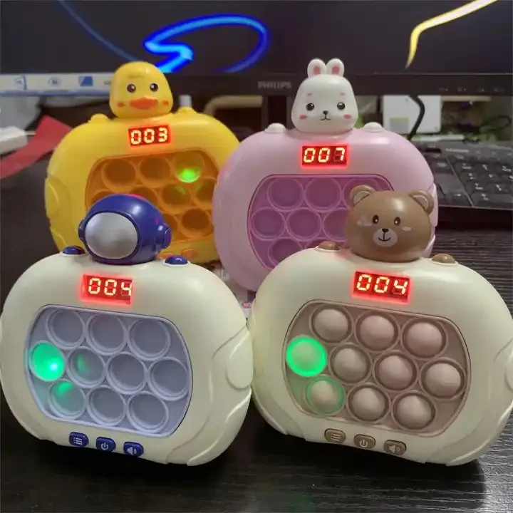 Challenge Speed Push Game Machine Beat the Ground Mouse Press the Music Thinking Logic Focus Decompress Children\'s Toys