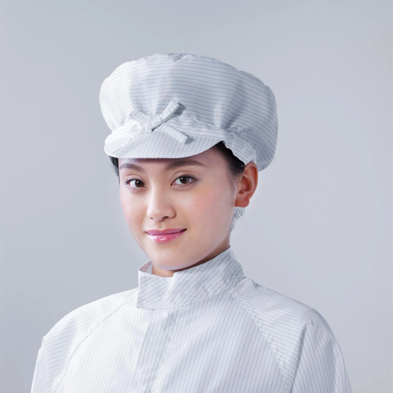 20PCS Directly Factory Blue Washable Lint Free 5mm Grid Antistatic Hat Cleanroom Working ESD Head Caps