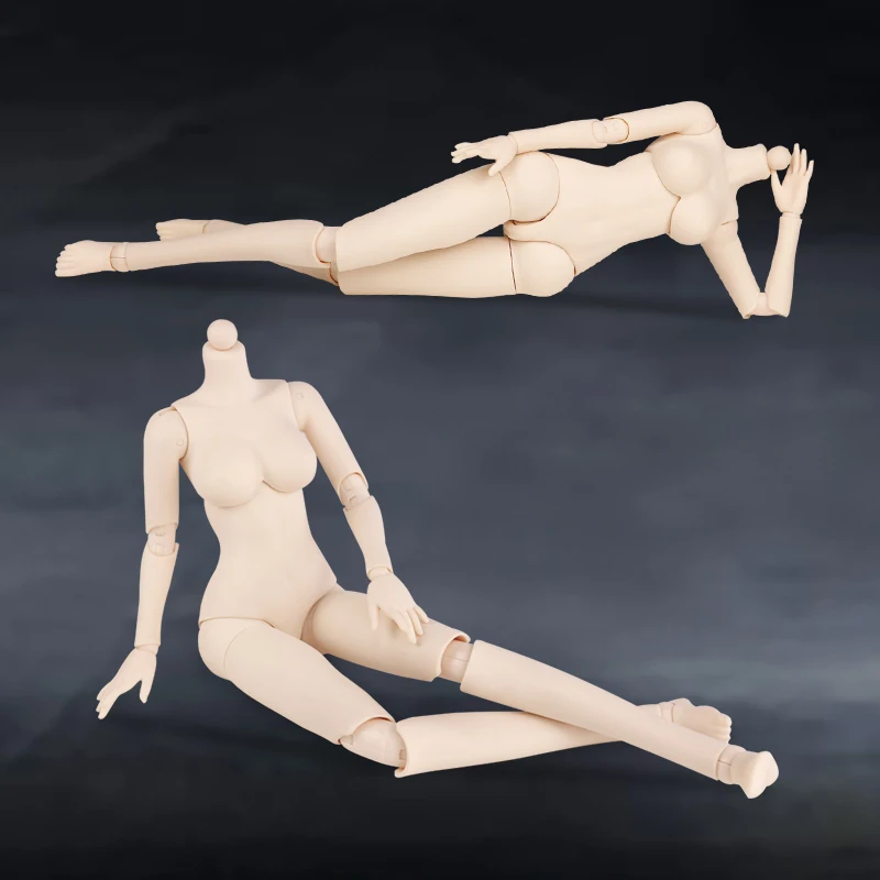 1/3 1/4 1/5 BJD Dolls Solid Body White Skin Girls Nude Mjd Doll Body 60cm PVC Material 31 Movable Jointss Doll Parts for Diy Toy