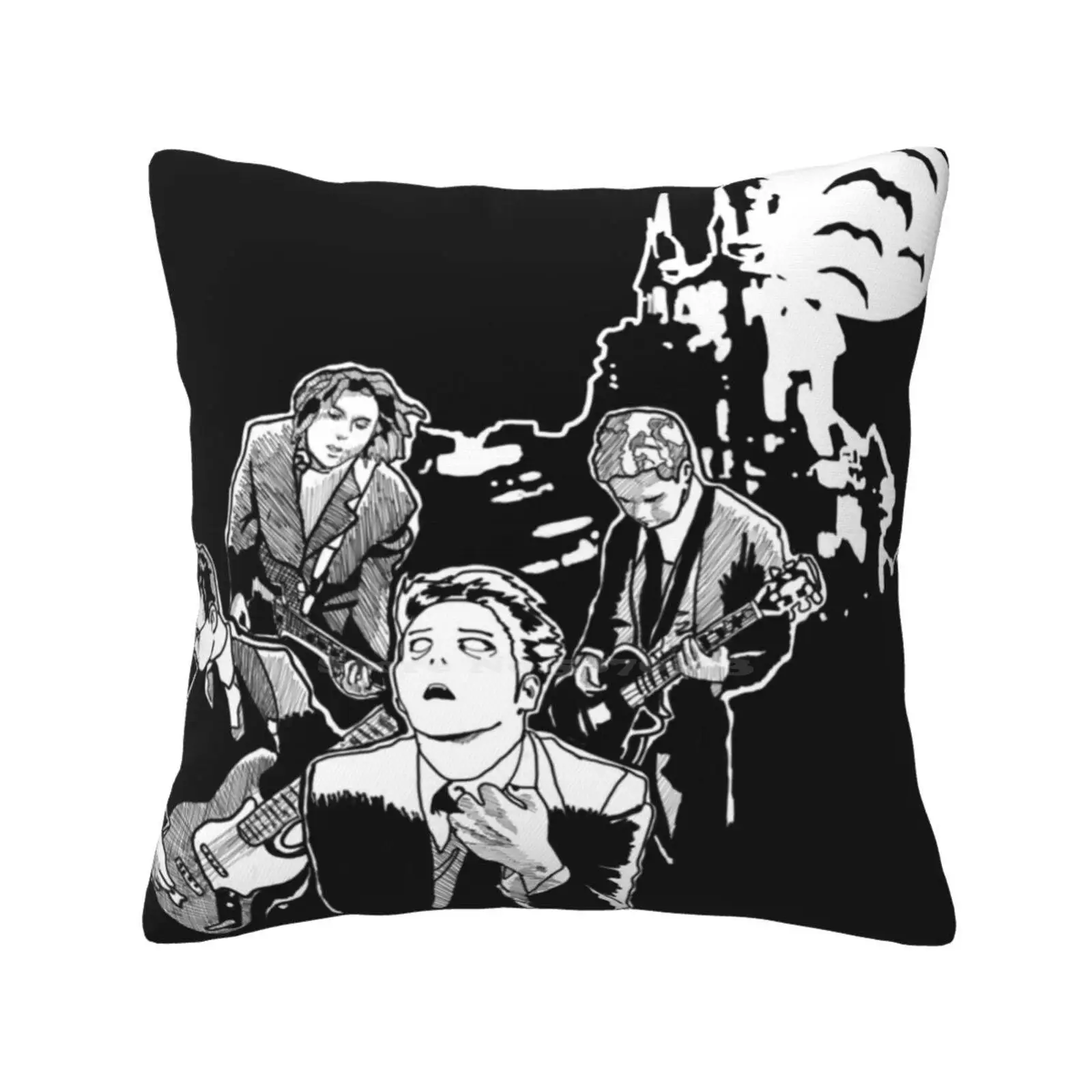 Vampires Will Never Hurt You Manga Style Pillows Case Bedroom Home Decoration Vampires Will Never Hurt You Mcr My Chemical