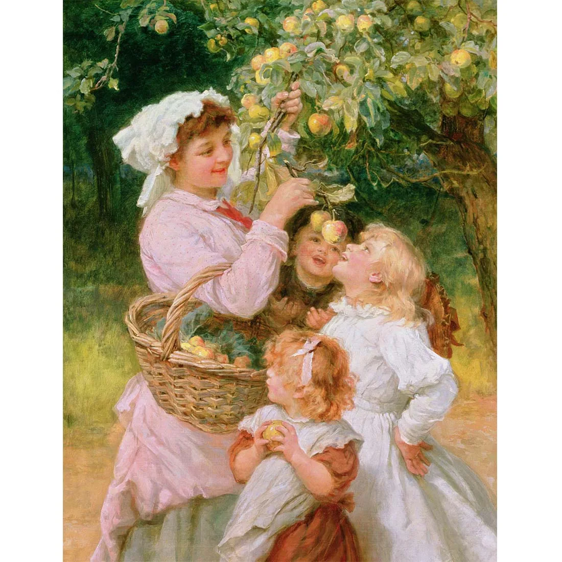 Hand-painted oil painting reproduction on linen canvas,Bob Apple by  Frederick Morgan,Famous painting copying,Wall deco picture