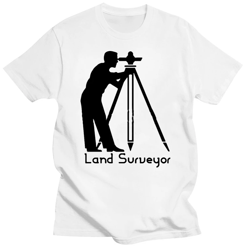 Land Surveyor T-Shirt Shopping Online 2019 Wholesale Shirt Comfortable Interesting Tee Shirt Camisa