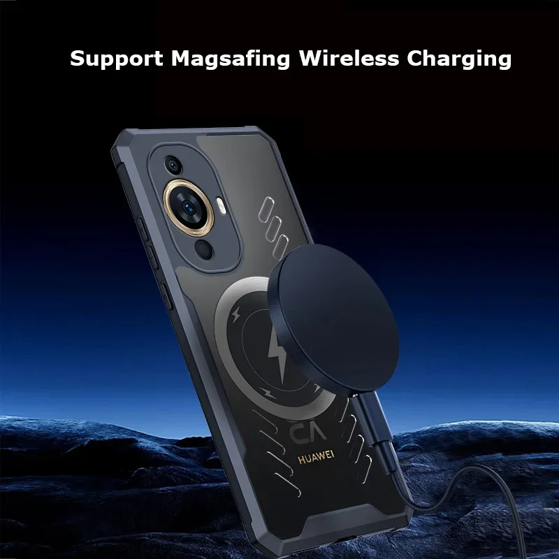 حافظة لهاتف هواوي نوفا 13i 12i 9 12S 12 SE 14 11 10 Pro شحن لاسلكي مضاد للسقوط غطاء ناعم #5