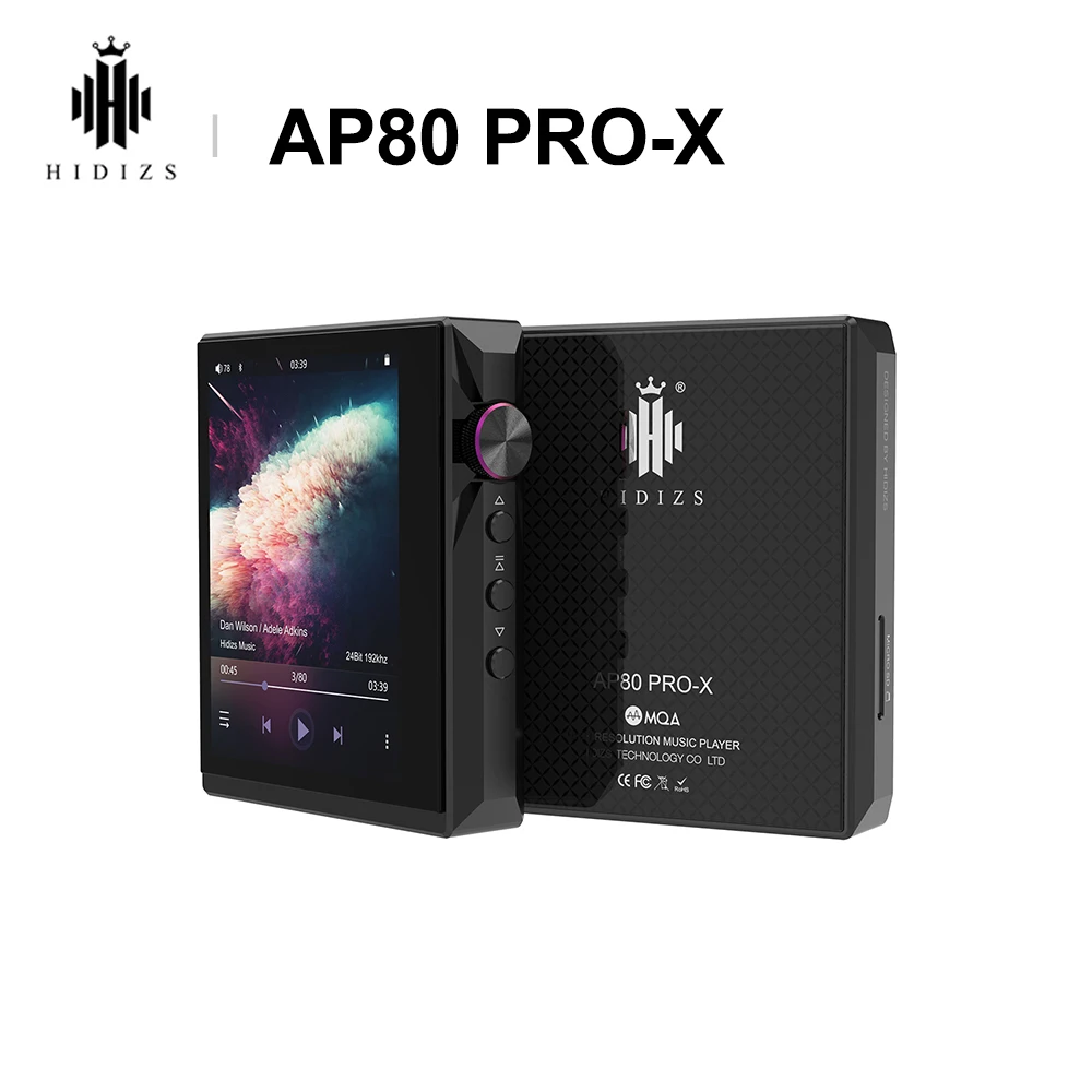 Hidizs AP80 Pro X Hi-Res Audio HIFI Portable Music MP3 Player Dual ES9219C DAC Bluetooth MQA LDAC PCM 384 DSD 256 E-BOOK