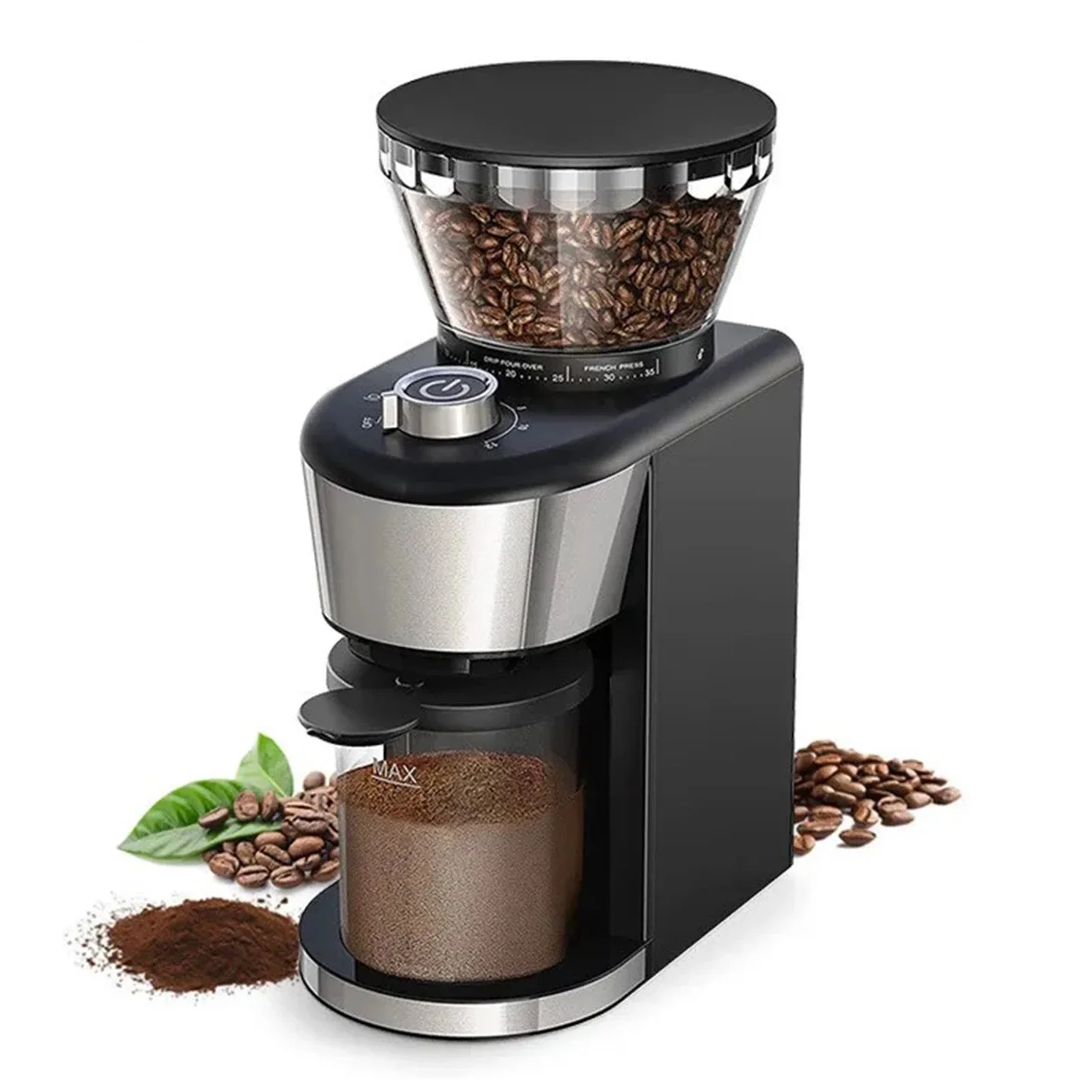 

Anti-static Burr Coffee Grinder Adjustable Burr Mill with 35 Grind Settings Electric Coffee Bean Grinder