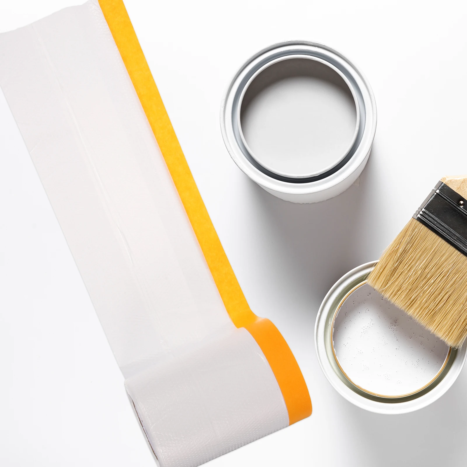 1 Roll Plastic Masking Film Wide Large Size Lightweight Paint Protection Film for Automotive Car Painting Supplies