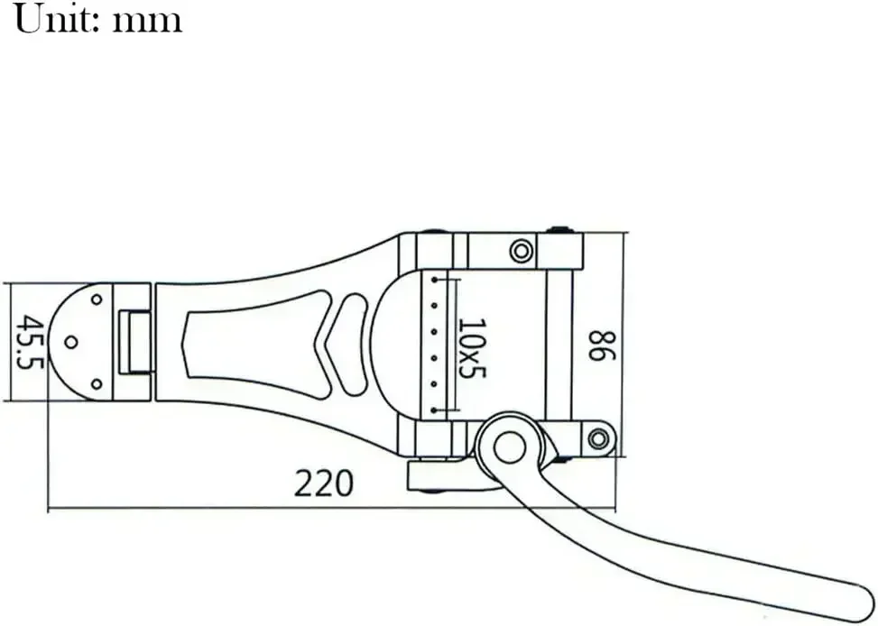 

Yue Yun Music Store-Licensed B700 Lightning Series, Polished Aluminum Vibrato Taipiece-Hot Sale