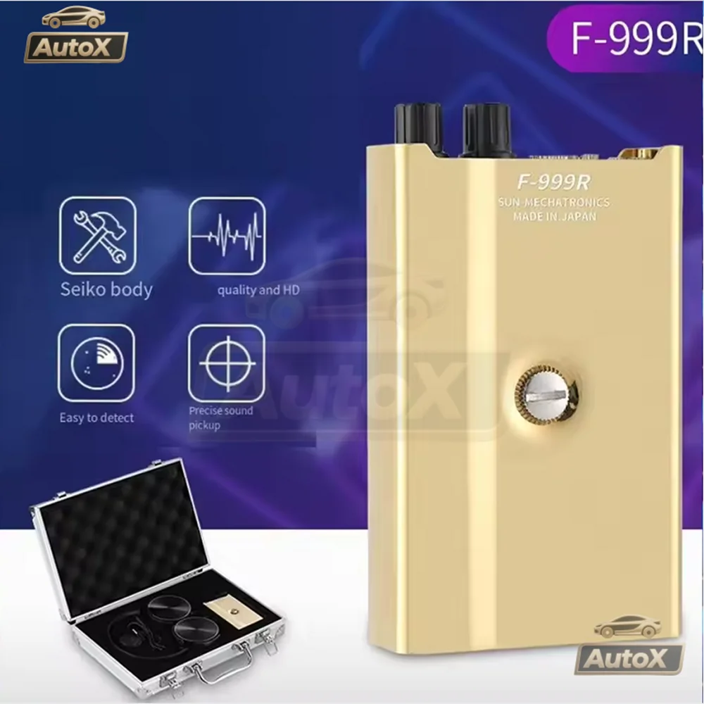 

DIY F999R высокопрочный настенный микрофон, детектор прослушивания голоса для инженера, утечка воды, масло, утечка слуха