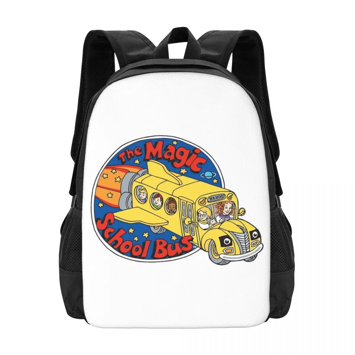 

The Magic School Bus Logo Backpack Hot Sale Daypack Large Capacity Kids BookBag School Bag Shoulder Bags for Men Women