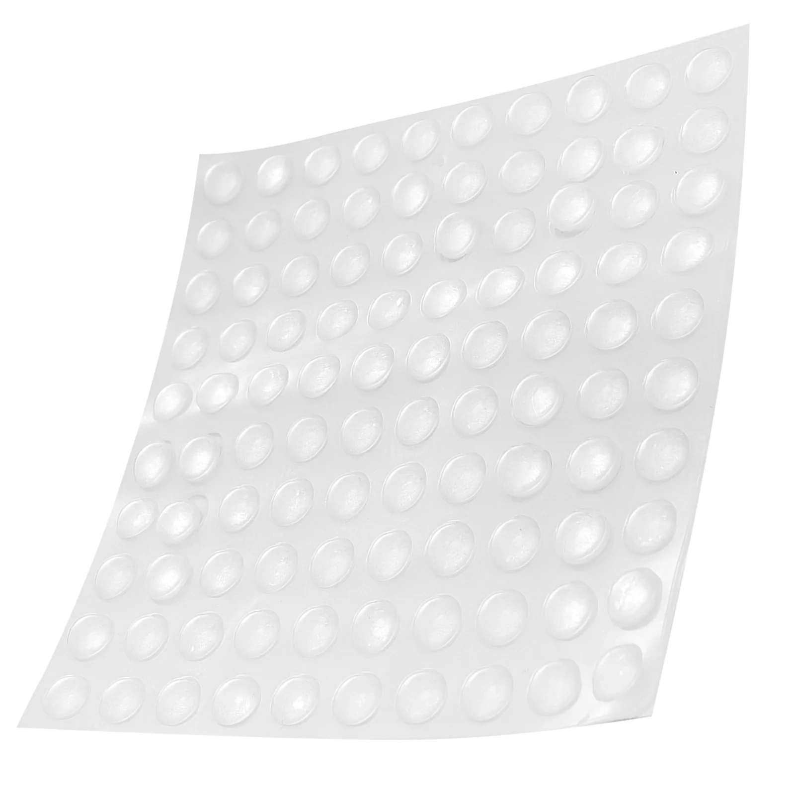 

100Pcs Clear Bump Dots for Visually Impaired Self-Adhesive Silicone Bumper Pads for Doors Drawers Cabinets Anti-Collision