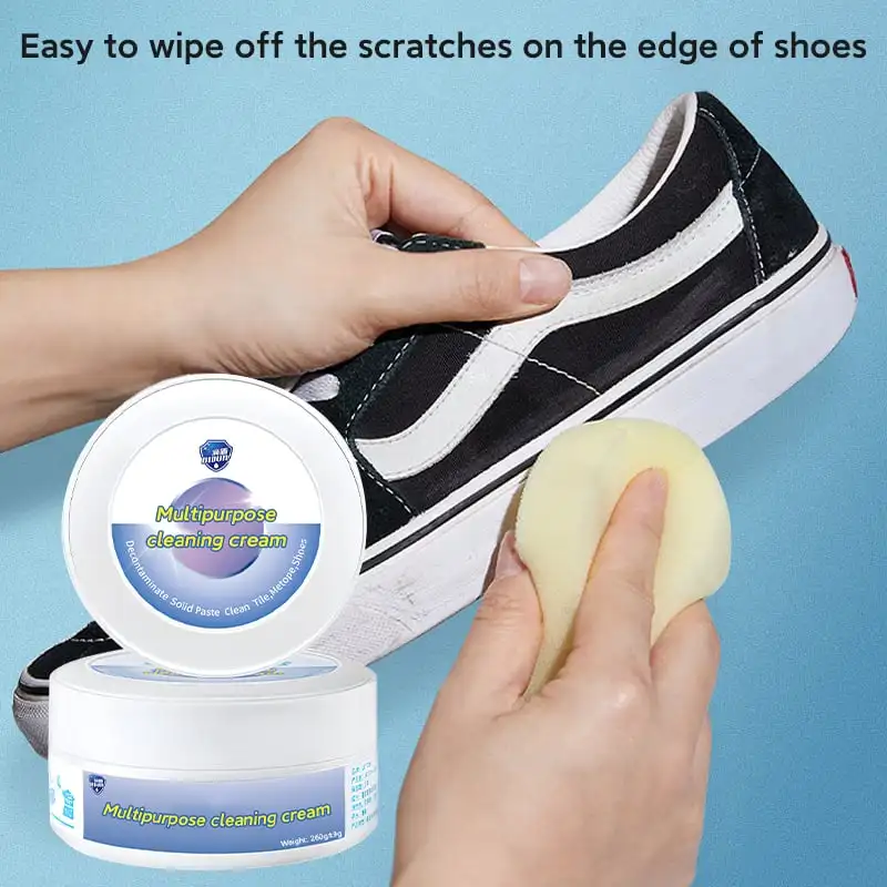 White Shoes Cleaning Cream Multifunctional Stains Remover Shoes Whitening All-Purpose Cleansing Cream Home Cleaning For Shoes