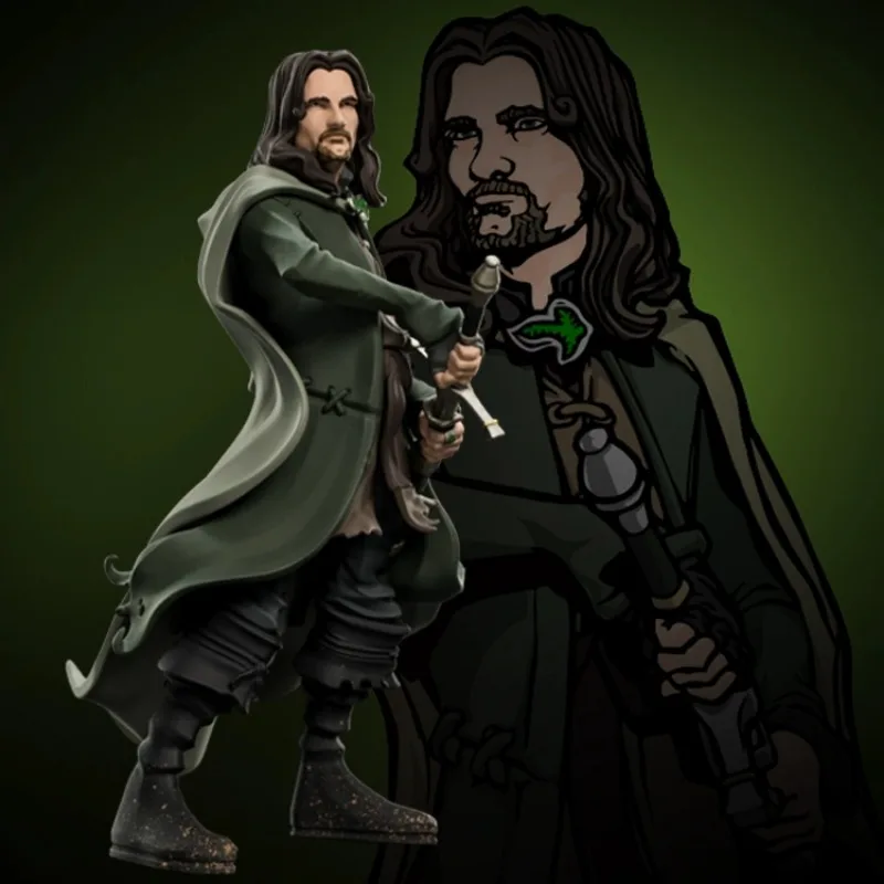 

[Inventory] Weta Original Mini Epics The Lord of The Rings Anime Figure Aragorn Model Statue Children's Toy Collection Gift