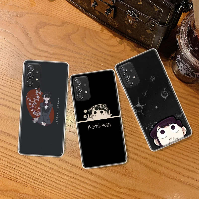 Anime Komi Shouko Cant Communicate Phone Case For Galaxy Note 20 Ultra 10 Lite 9 8 A05S A15 A25 A35 A55 M11 M12 M21 M30S M31