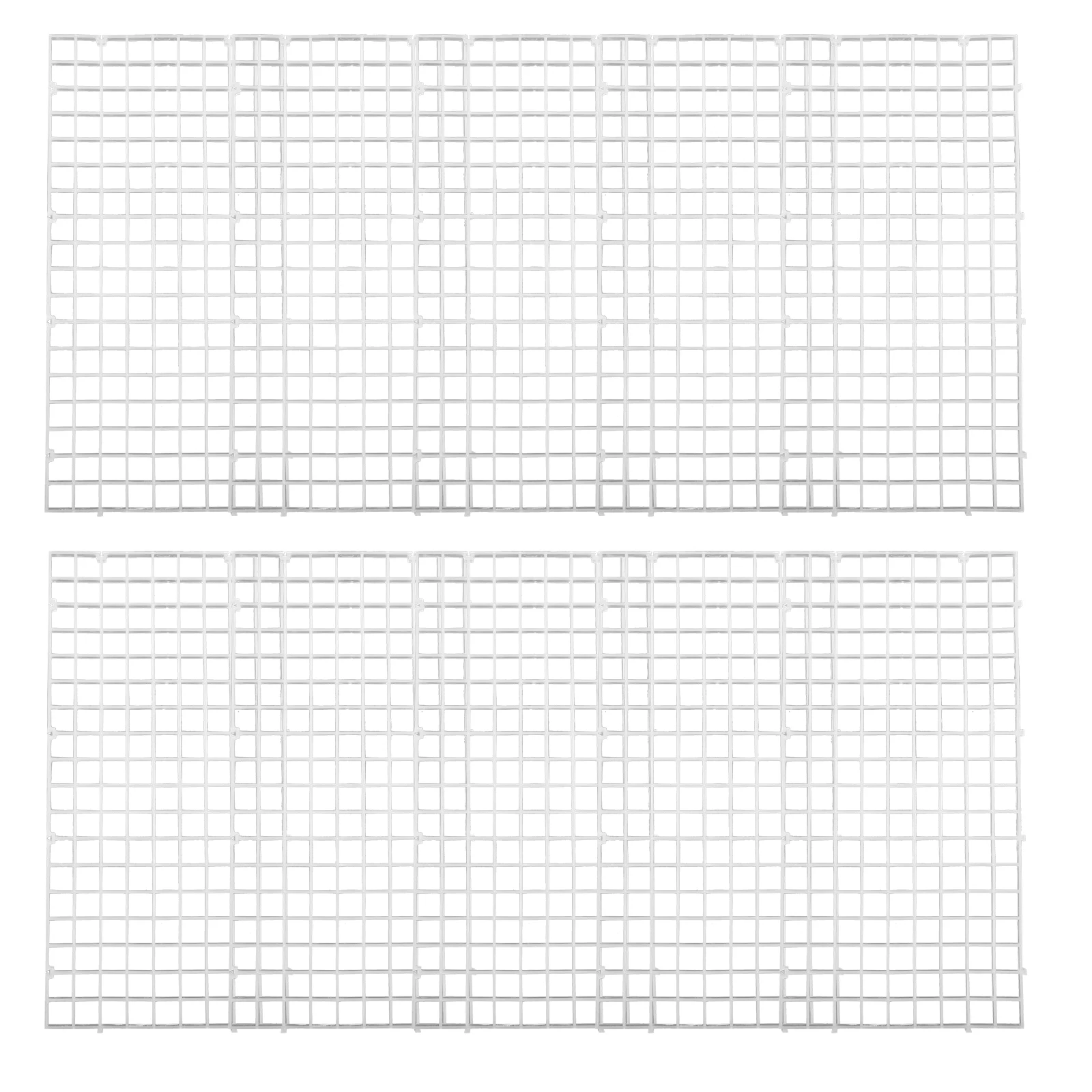 

10 Pcs Isolation Panel Fish Tank Grid Divider Tray Premium Plastic Aquarium Supplies Bottom Filter Separator Breeding Tool