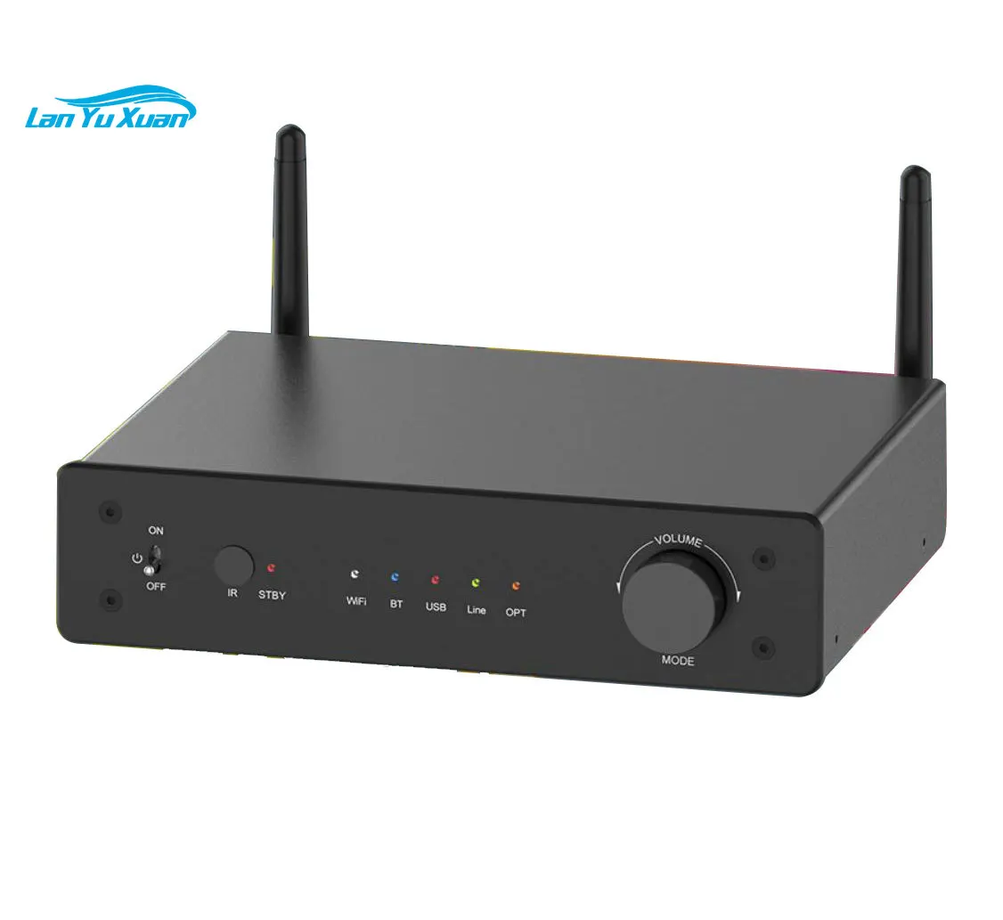 

M50+ 80Wx2 Bluetooth 5.0 DSP DAC High-Res Wireless Class D Stereo Amplifier