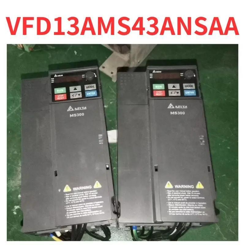 second-hand      inverter    VFD13AMS43ANSAA, function well   Tested well and shipped quickly