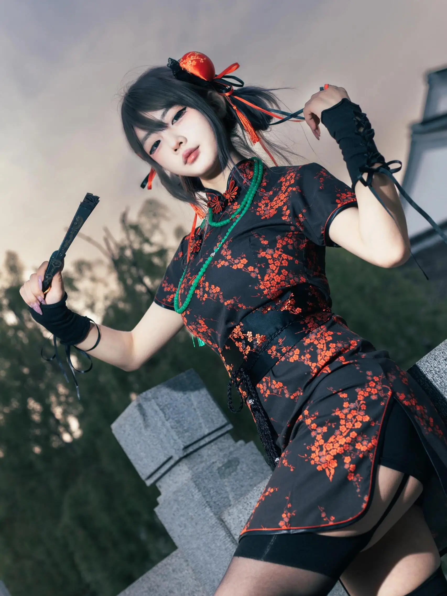 Nowy chiński strój Sle Dr na Halloween lub Sve, damska spódnica pokojówki, tradycyjny strój narodowy Sle do noszenia na co dzień.